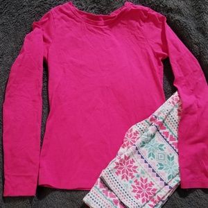 Girl's pink top